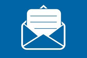 Letter and envelope icon